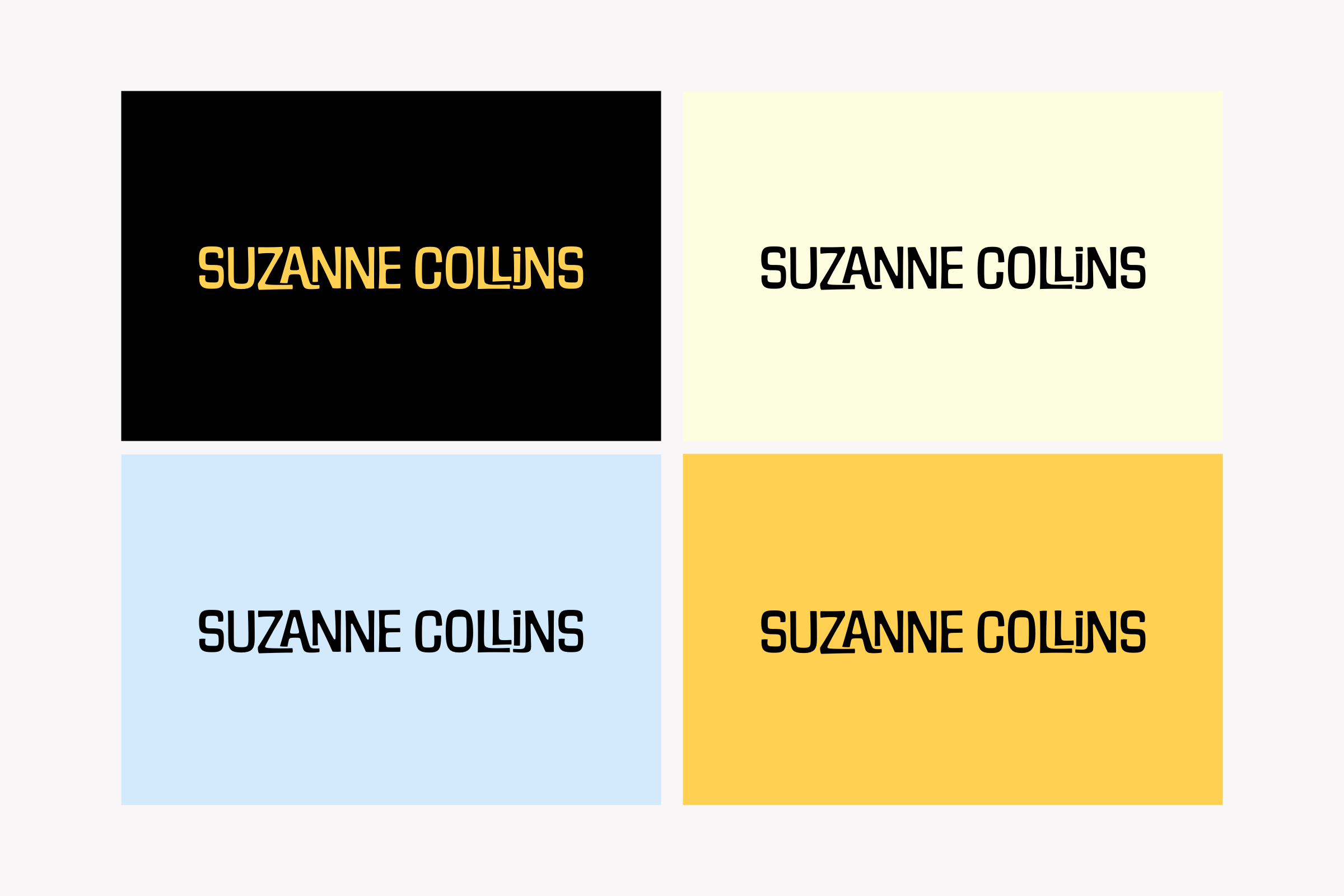 Suzanne Collins Website Revamp